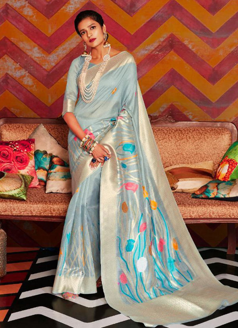 Kandira Exclusive Handloom Silk Weaving Sarees Collection 116001-116006